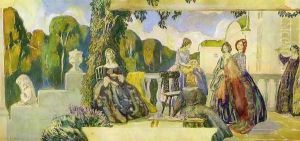 Summer Melody, 1904-1905 by Viktor Elpidiforovich Borisov-Musatov