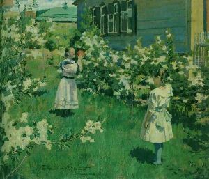 May Flowers, 1894 by Viktor Elpidiforovich Borisov-Musatov