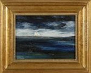 Sailing Off Sesuit Neck, E. Dennis, Ma by Robert Anderson