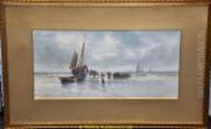Unloading The Day's Catch by Robert Anderson