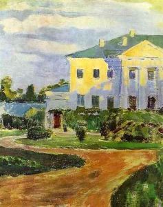 Manor House at Zubrilovka. 1903 by Viktor Elpidiforovich Borisov-Musatov