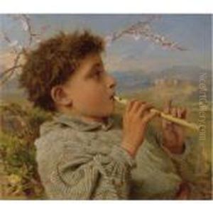 Shepherd's Pipes, Capri by Sophie Gengembre Anderson