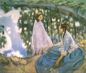 The Pond, 1902 by Viktor Elpidiforovich Borisov-Musatov