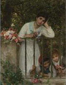 Gathering Bouquets by Sophie Gengembre Anderson