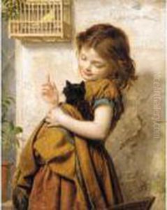Her Favourite Pets by Sophie Gengembre Anderson