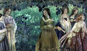 The Emerald Necklace, 1903 by Viktor Elpidiforovich Borisov-Musatov