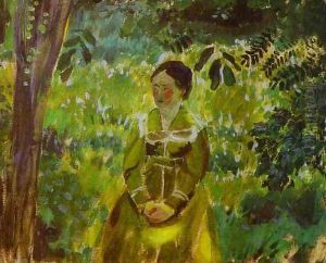 Lady in a Garden, 1903-1904 by Viktor Elpidiforovich Borisov-Musatov