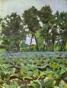 Cabbage Field With Willows 1893-94