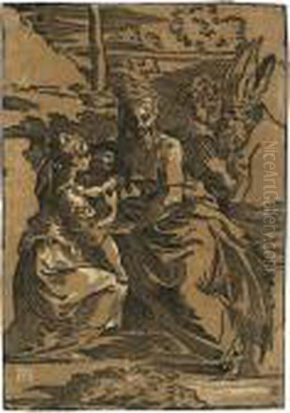 Die Madonna Mit Kind Und Heiligen - view 1