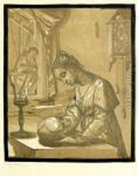 La Femme En Meditation. - view 1