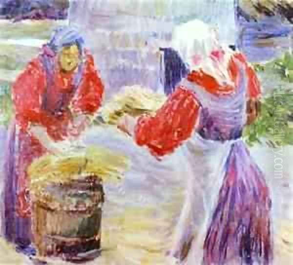 Peasant Women Sketch - view 1