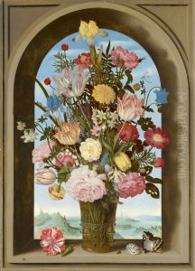 Bouquet in an Arched Window 1620