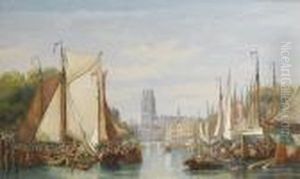 The Port Of Rotterdam by Henry Andrews