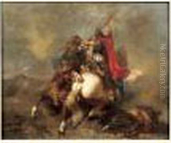 Combat De Cavaliers - view 1