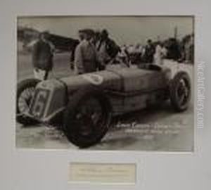 Chiron In The Grand Prixdelage At Indianapolis by Alfred Louis Andrieux