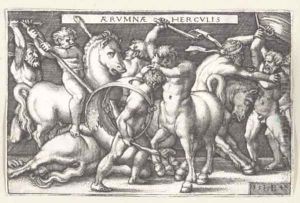 The Labours of Hercules by Hans Sebald Beham