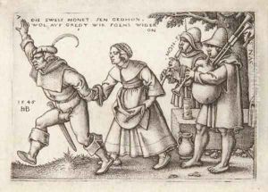 The Year's End, from The Twelve Months by Hans Sebald Beham
