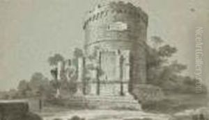 Le Mausolee De Cecilia Metella A Rome by Paolo Anesi