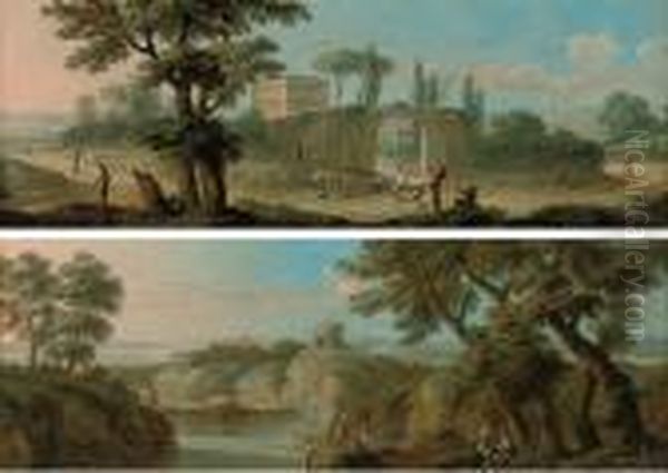 An Extensive Landscape With A Hunter - view 1
