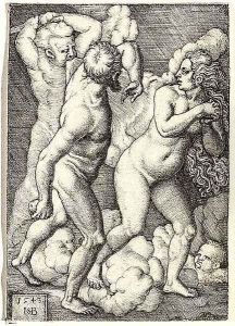 Expulsion from Paradise by Hans Sebald Beham