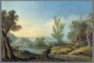 A) B) C) E D) Veduta Della Campagna Romana by Paolo Anesi