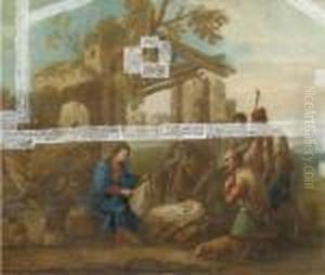 The Adoration Of The Shepherds by Paolo Anesi