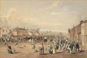 The Departure Of Captain Sturt by George French Angas