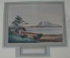 Waungerri Lake And The Marble Range Westward Of Port Lincoln by George French Angas