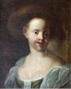 Jeune Femme Au Chapeau by Giuseppe Angeli