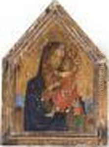The Madonna And Child In A Landscape by Fra Angelico (Guido di Pietro)