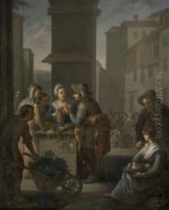 Scena Di Mercato by Pieter Angillis