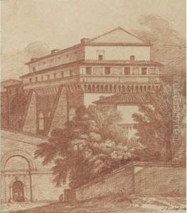 View Of The Sistine Chapel, Seen From The Via Del Governatorato by Robert Ango