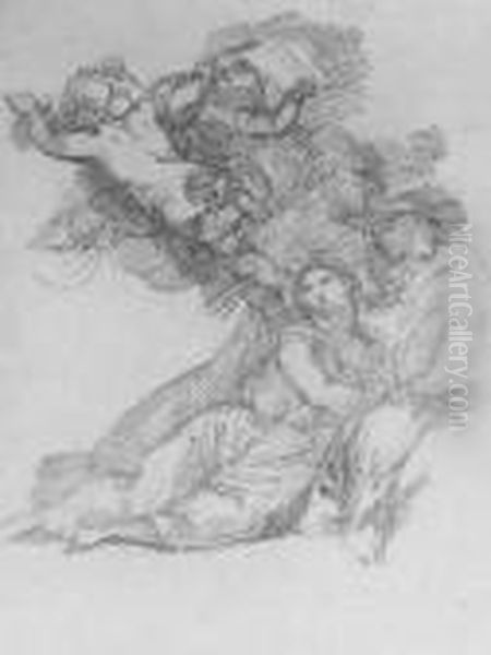 Scene From The Rest On The Flight Into Egypt - view 1