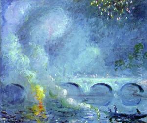 Fireworks, Vernon Bridge by Theodore Butler
