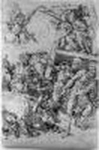 L'apparition De Saint Pierre Et De Saint Paul A Constantin D'apres Cesare Nebbia