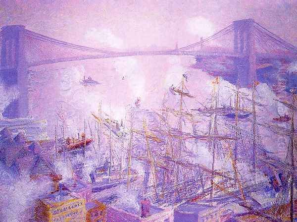 Brooklyn Bridge 1900 - view 1