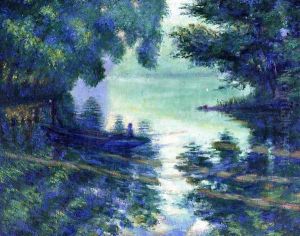 The Seine near Giverny by Theodore Butler