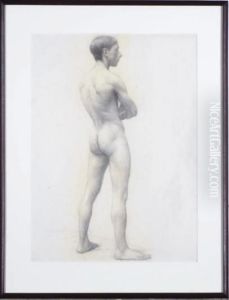 Standing Academic Male Nude, Paris