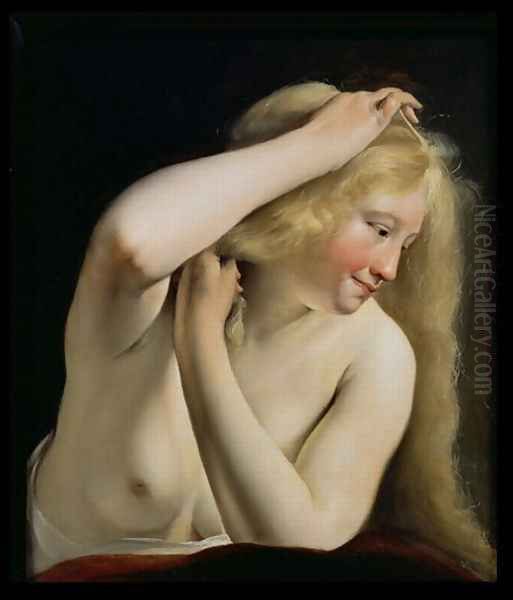 Young Woman Combing Her Hair, Louvre - view 1
