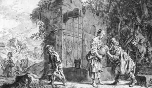 Eliezer and Rebecca 1660 2 by Salomon de Bray
