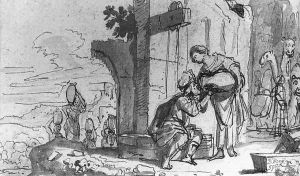 Eliezer and Rebecca 1659 2 by Salomon de Bray