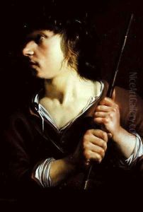 A Shepherd 1635 by Salomon de Bray