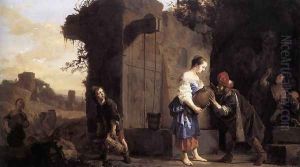 Eliezer and Rebecca 1660 by Salomon de Bray