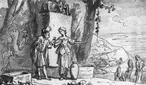 Eliezer and Rebecca 1659 by Salomon de Bray