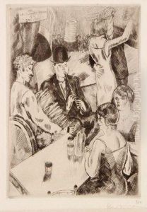 Scene De Bar by Louis Robert Antral