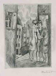 Les Filles Du Port by Louis Robert Antral