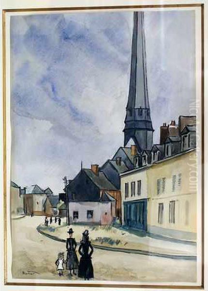 Scene De Rue Animee - view 1