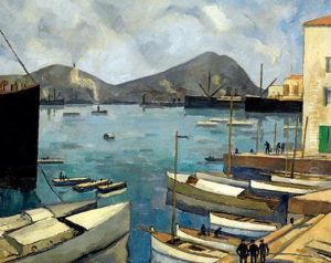 Vue Du Port De Naples