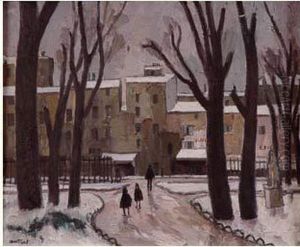 neige A Paris by Louis Robert Antral