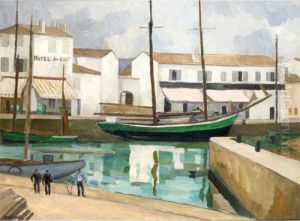 Port St Martin by Louis Robert Antral